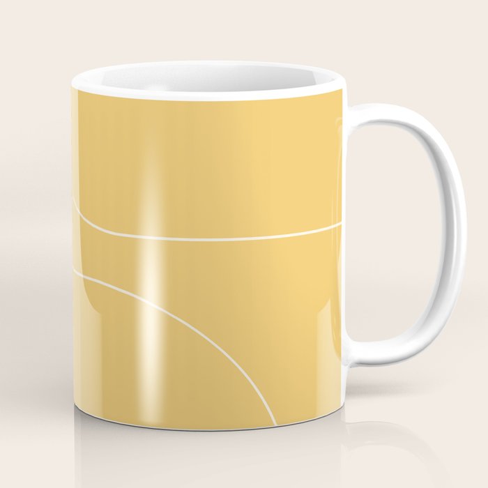 Modern Minimal Line Abstract VI Coffee Mug Gallery Image 1