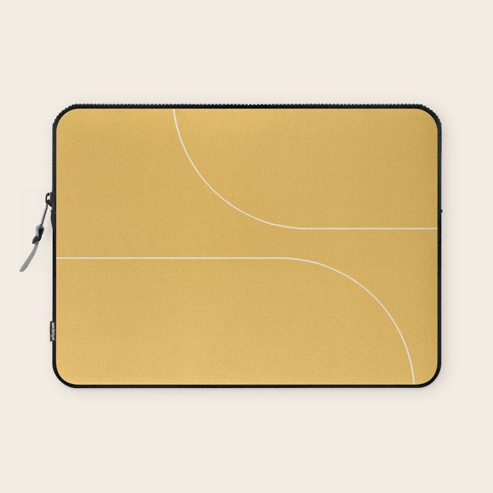 Modern Minimal Line Abstract VI Laptop Sleeve Gallery Image 1