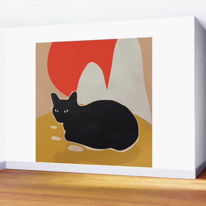 Cat Wall Mural Gallery Image 2