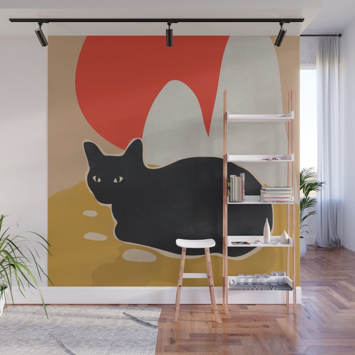 Cat Wall Mural Gallery Image 1