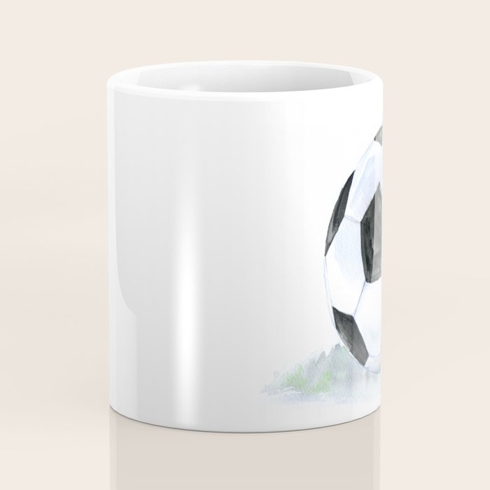 Soccer Ball Watercolor Coffee Mug Gallery Image 4