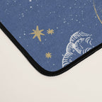 Celestial Pigs lunar blue Desk Mat Gallery Image 4