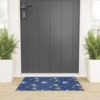 Celestial Pigs lunar blue Welcome Mat Gallery Image 3