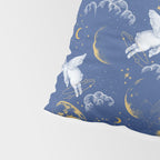 Celestial Pigs lunar blue Pillow Sham Gallery Image 4
