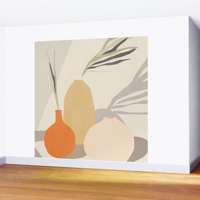Vases2 Wall Mural Gallery Image 2