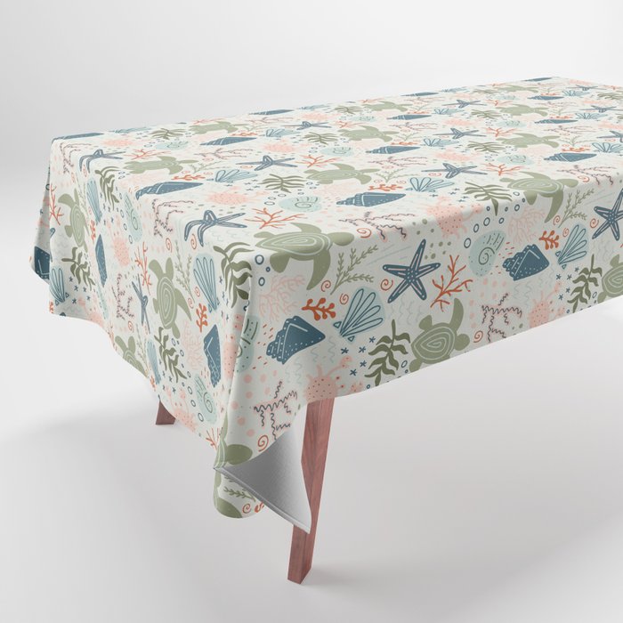 Day at the Beach Tablecloth Gallery Image 1
