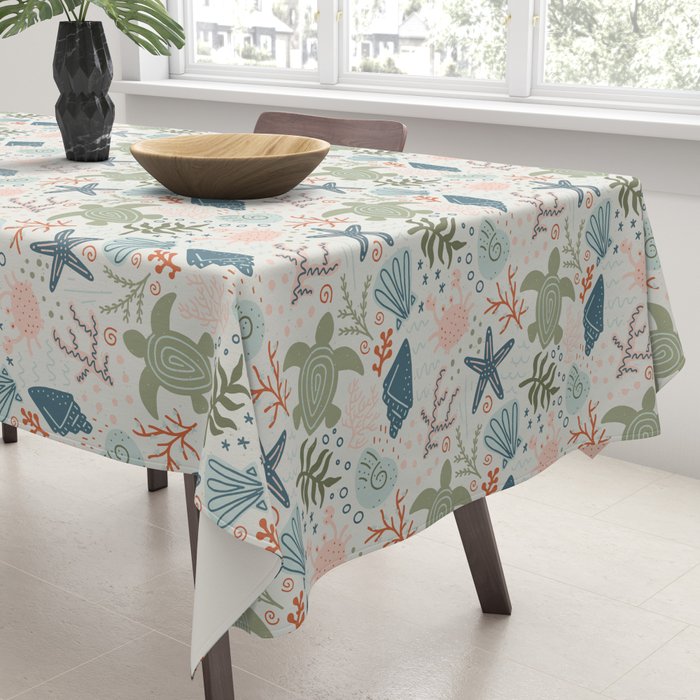 Day at the Beach Tablecloth Gallery Image 3