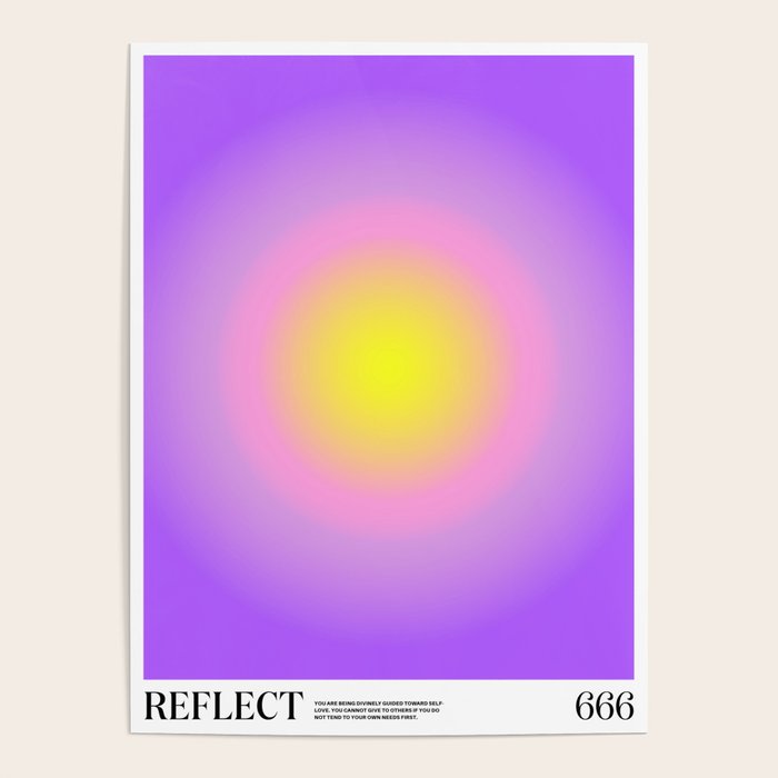 Gradient Angel Numbers: Reflect Poster Gallery Image 4