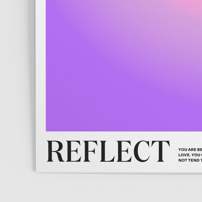 Gradient Angel Numbers: Reflect Poster Gallery Image 3