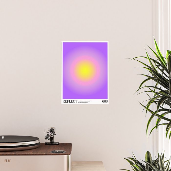 Gradient Angel Numbers: Reflect Poster Gallery Image 2