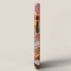 Gustav Klimt Style Tabby Cat with Colorful Geometric Robe iPhone Case Gallery Image 2
