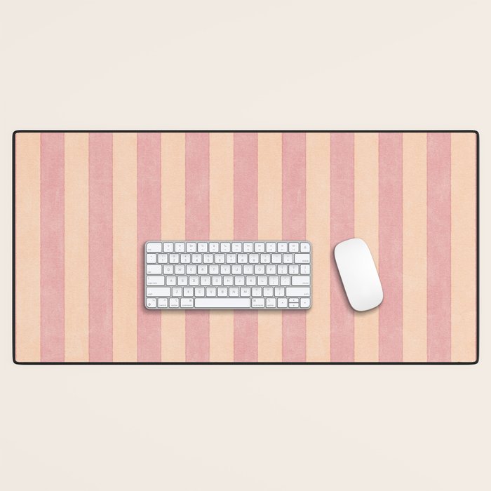 STRIPES 001 B - Macaron Desk Mat Gallery Image 1