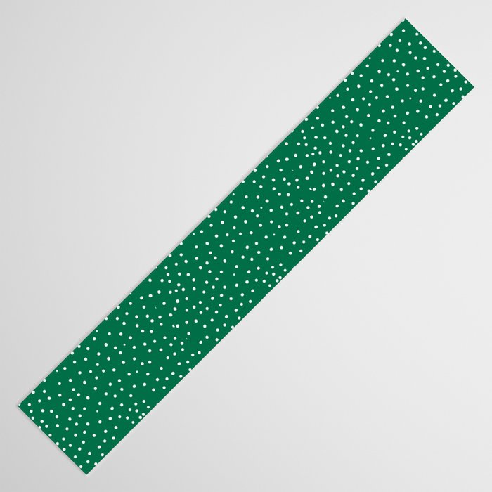 Green dotted pattern  Table Runner Gallery Image 3