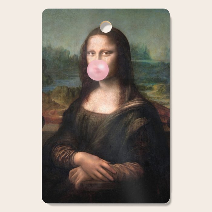  Mona Lisa Bubble Gum Cutting Board Gallery Image 1
