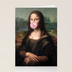  Mona Lisa Bubble Gum Stationery Card Gallery Image 2