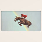 Horse over rainbow Desk Mat Gallery Image 3
