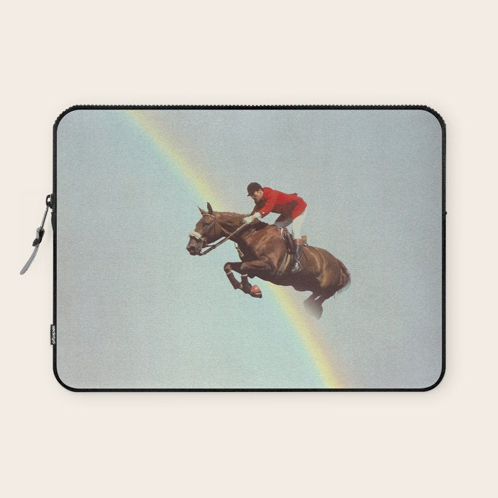 Horse over rainbow Laptop Sleeve Gallery Image 1