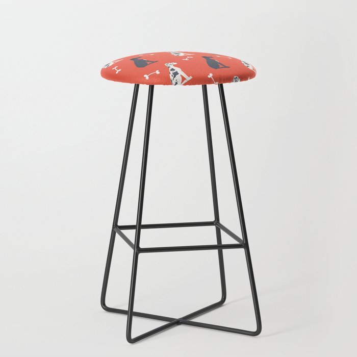 Great Dane Dog Illustration Stool Gallery Image 1