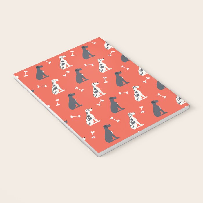 Great Dane Dog Illustration Notebook Gallery Image 3