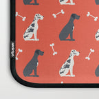 Great Dane Dog Illustration Laptop Sleeve Gallery Image 3