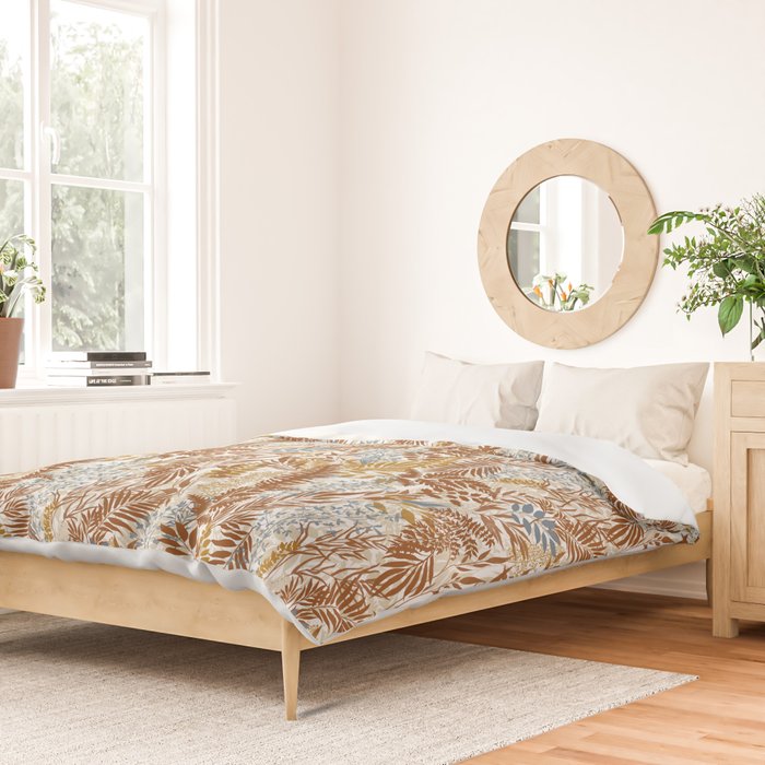 Leafy autumn forest B Duvet Cover Gallery Image 2