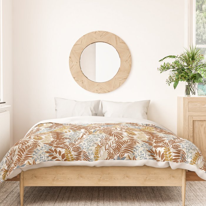 Leafy autumn forest B Duvet Cover Gallery Image 3