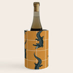 Crocodile - Teal & Ochre Wine Chiller Gallery Image 2