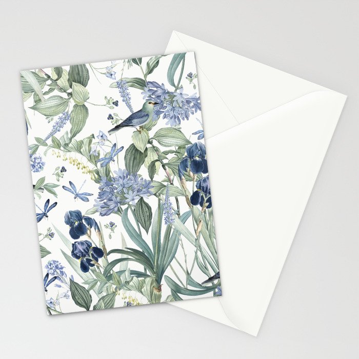 Beautiful Wildlife Garden Floral Stationery Card Gallery Image 2