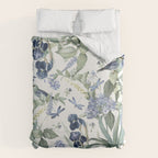Beautiful Wildlife Garden Floral Duvet Cover Gallery Image 6