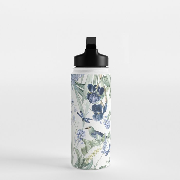 Beautiful Wildlife Garden Floral Water Bottle Gallery Image 3