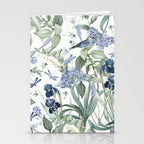 Beautiful Wildlife Garden Floral Stationery Card Gallery Image 2