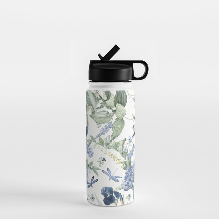 Beautiful Wildlife Garden Floral Water Bottle Gallery Image 1