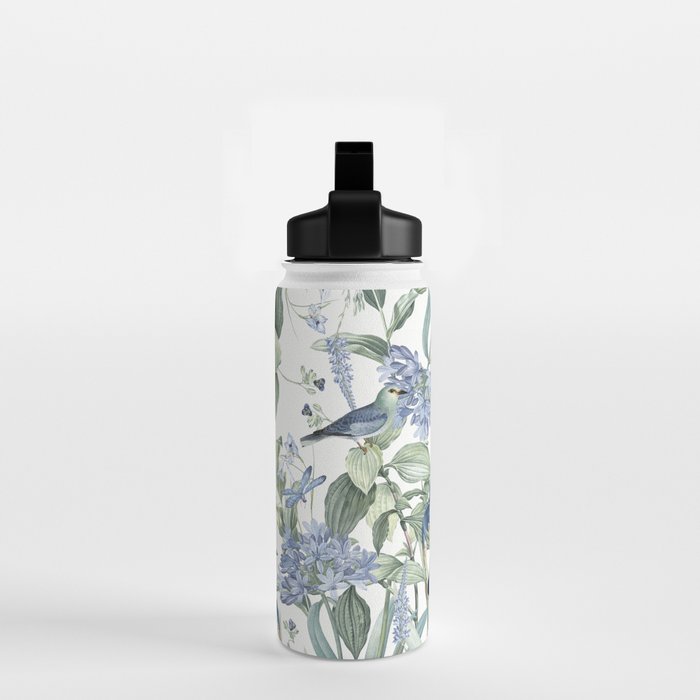 Beautiful Wildlife Garden Floral Water Bottle Gallery Image 2