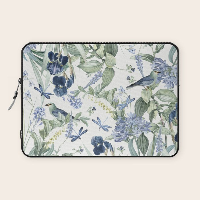 Beautiful Wildlife Garden Floral Laptop Sleeve Gallery Image 1