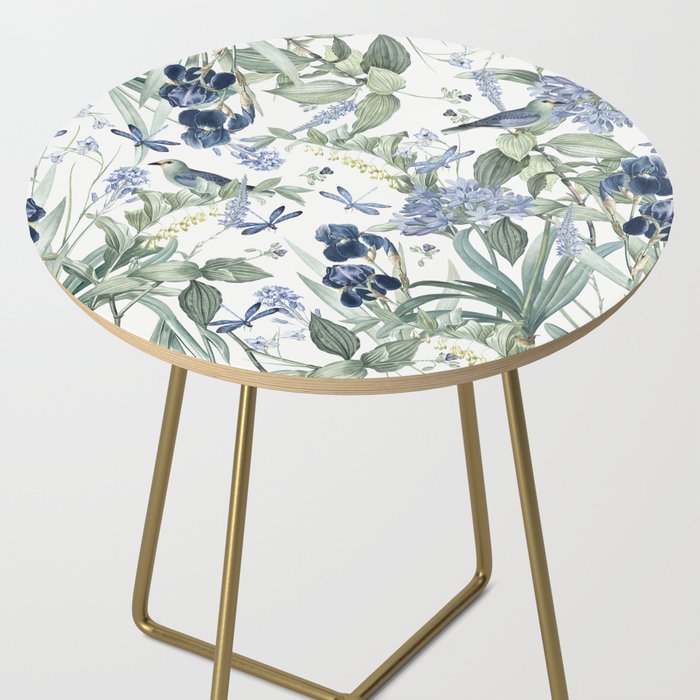 Beautiful Wildlife Garden Floral Side Table Gallery Image 2