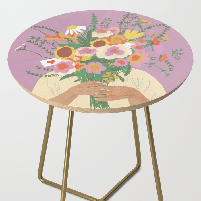 For you in violet Side Table Gallery Image 2