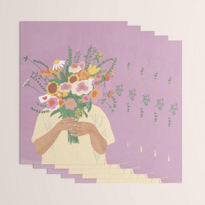 For you in violet Wrapping Paper Gallery Image 3