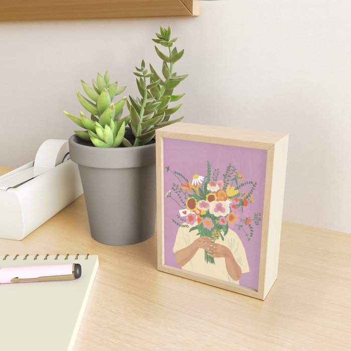 For you in violet Mini Art Print Gallery Image 2