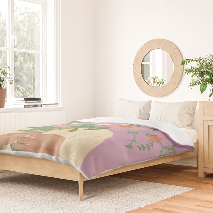 For you in violet Duvet Cover Gallery Image 2