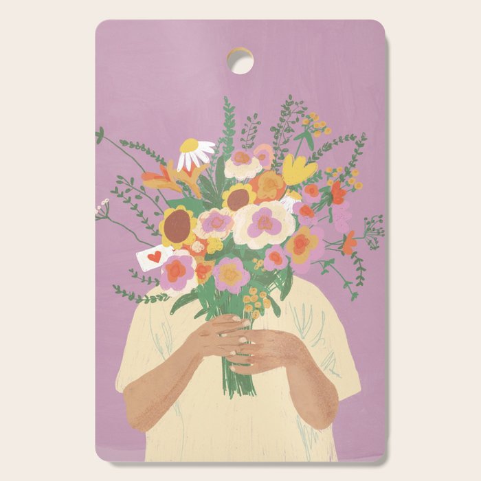 For you in violet Cutting Board Gallery Image 1
