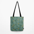 Winter & Woodsy Pine Trees in Forest Green Tote Bag Gallery Image 2