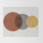 minimalist retro  Throw Blanket Gallery Image 2