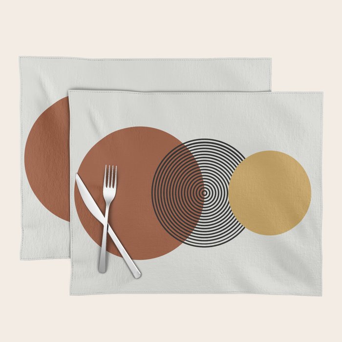 minimalist retro  Placemat Gallery Image 1