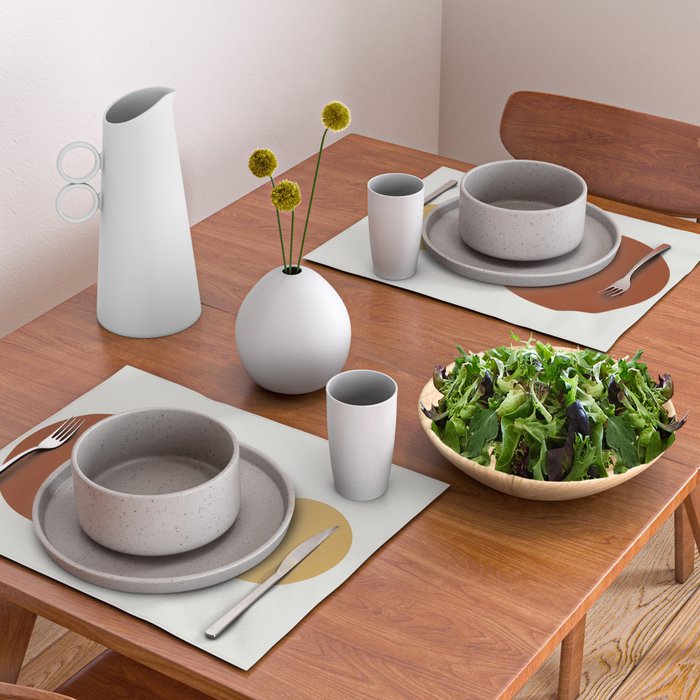 minimalist retro  Placemat Gallery Image 2