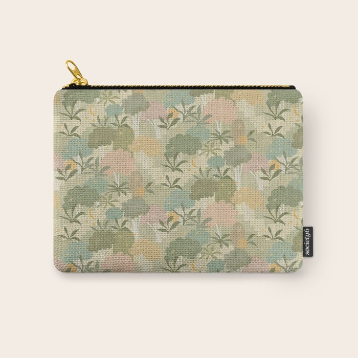 Bohemian Walk Green Carry All Pouch Gallery Image 1