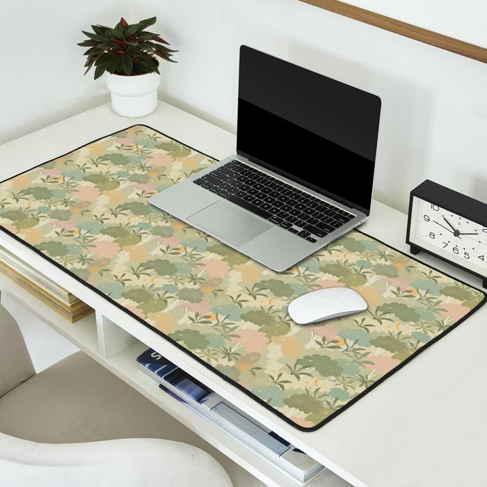 Bohemian Walk Green Desk Mat Gallery Image 2