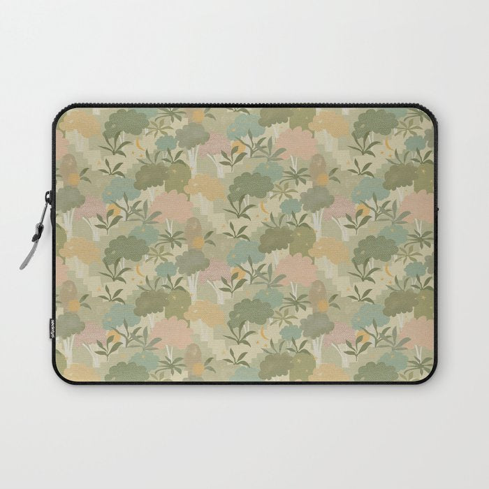 Bohemian Walk Green Laptop Sleeve Gallery Image 1