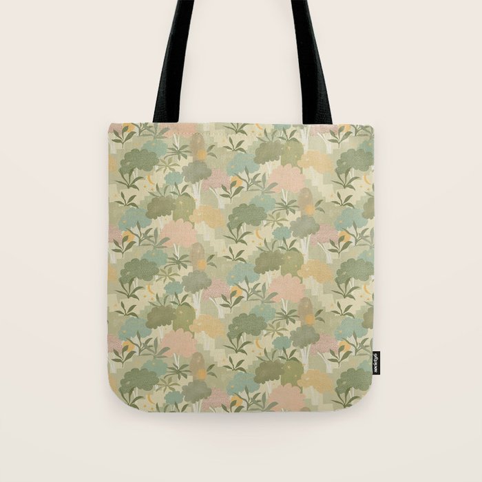 Bohemian Walk Green Tote Bag Gallery Image 1