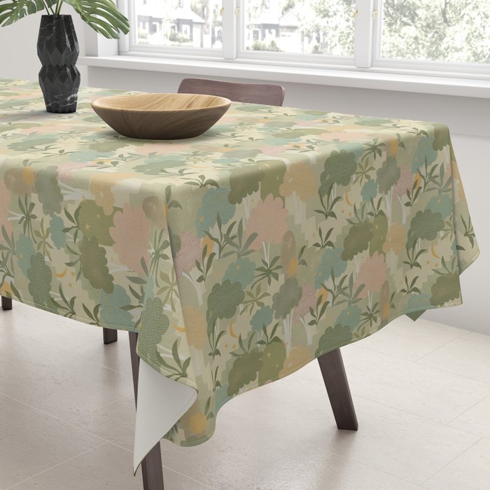 Bohemian Walk Green Tablecloth Gallery Image 3