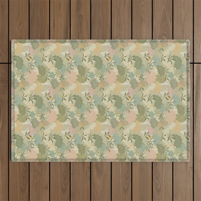 Bohemian Walk Green Outdoor Rug Gallery Image 1
